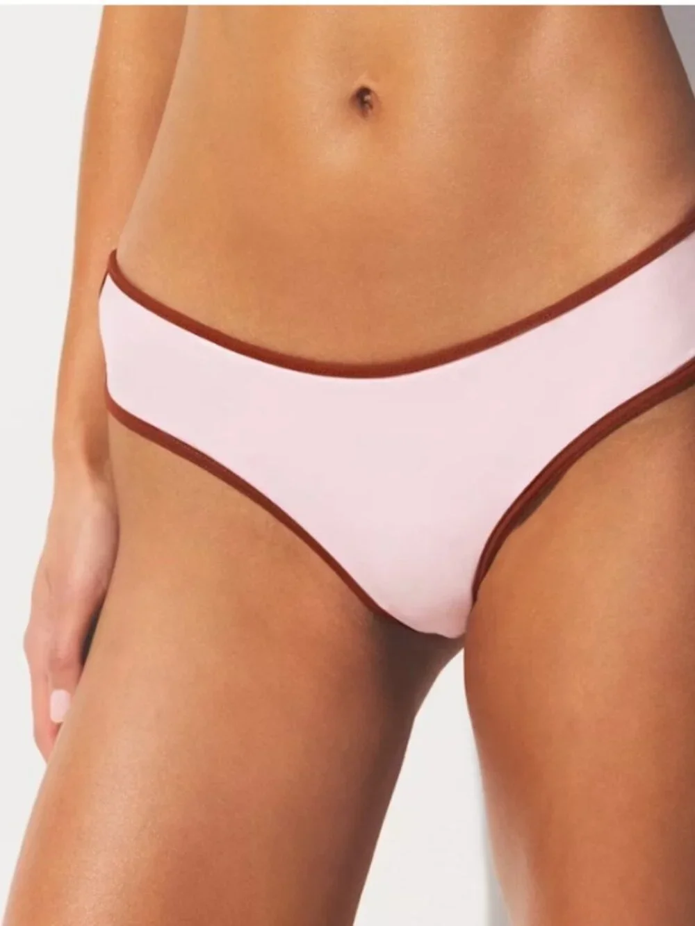NEW SKIMS Signature Swim Hipster Bikini Bottom Cherry Blossom Contrast Small NWT